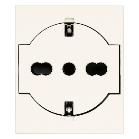 Presa 2P+T P40 Universale A Filo Bianco ( VIMAR cod. 30211.B )