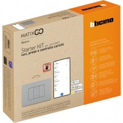 Matixgo - Starter Kit Grigio ( BTICINO cod. JG1010KIT )