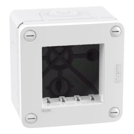 Matixgo - Scatola Ip40 2M White ( BTICINO cod. 28402W )