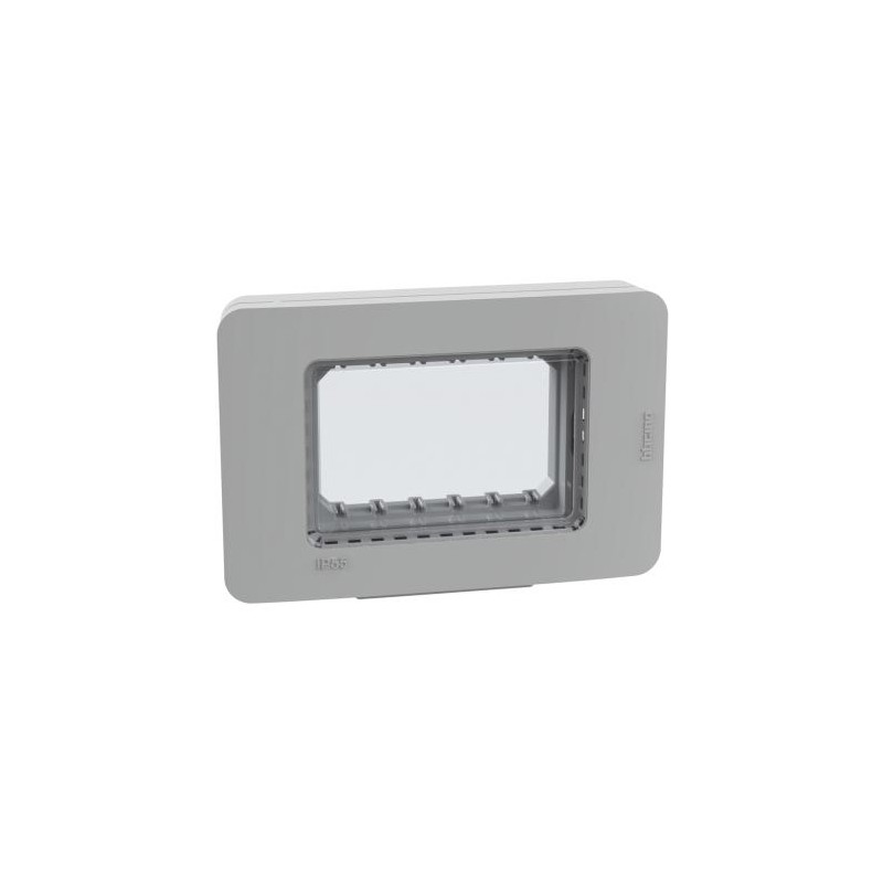 Matixgo - Placca Ip55 3M Grey ( BTICINO cod. 28603G )