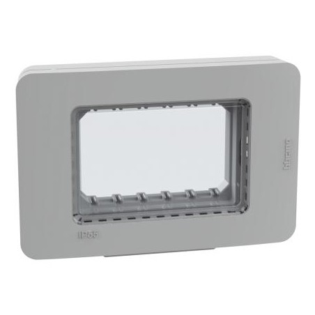 Matixgo - Placca Ip55 3M Grey ( BTICINO cod. 28603G )