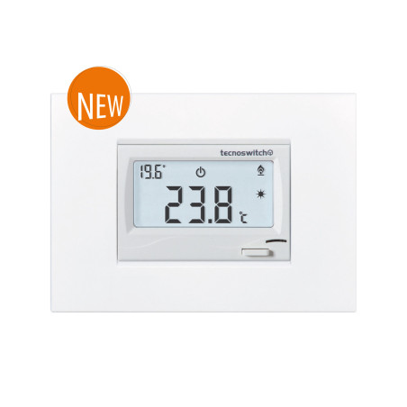 Termostato Touch Da Incasso Bianco/Grigio ( TECNOSWITCH cod. TE315BG )