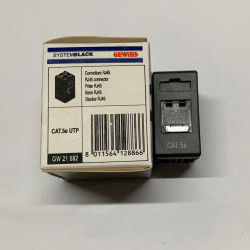 Presa Rj45 Cat.5E Utp Sy/Bk ( GEWISS cod. GW21682 )