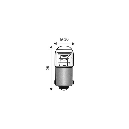 Neon Ba9S 10X28 220-250V 1.5Ma ( WIMEX cod. 4102251 )