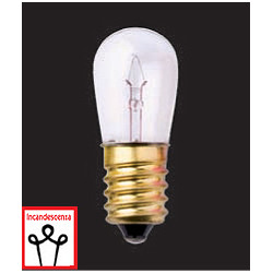 Lampada Ad Incandescenza E14 19X47 24V 3W Chiaro ( WIMEX cod. 4104410 )