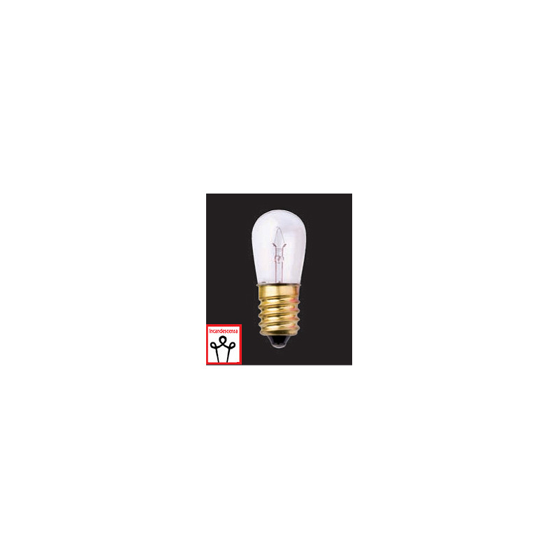 Lampada Ad Incandescenza E14 19X47 24V 3W Chiaro ( WIMEX cod. 4104410 )