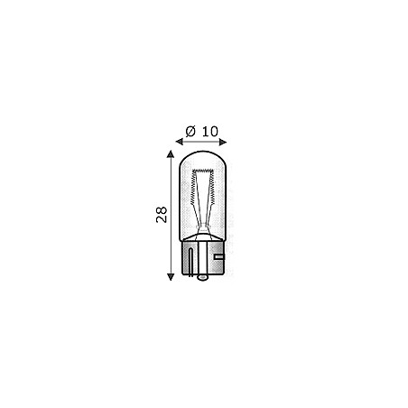 Lamp.T10Wb C2R 5.0W 12V ( WIMEX cod. 4106072 )