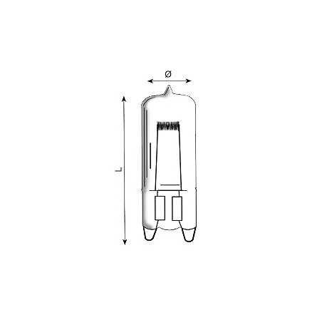 Alog.Uv-S  G9 230V 42W Ch Eup ( WIMEX cod. 4250904 )