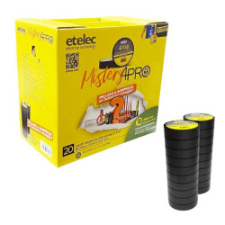 Nastro Isolante Nero Kit 20 Pz ( ETELEC cod. NA8019K1 )