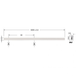 Mini Neon 8W/M Bn 24V Ip66...