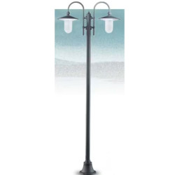 Lampione 2 Luci Piattello...