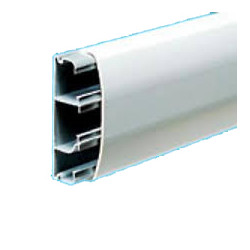 Canale Cornice A 3 Scomparti 68,5X22,5Mm Bianco (2Mt) ( Bocchiotti Cod. B09651 )