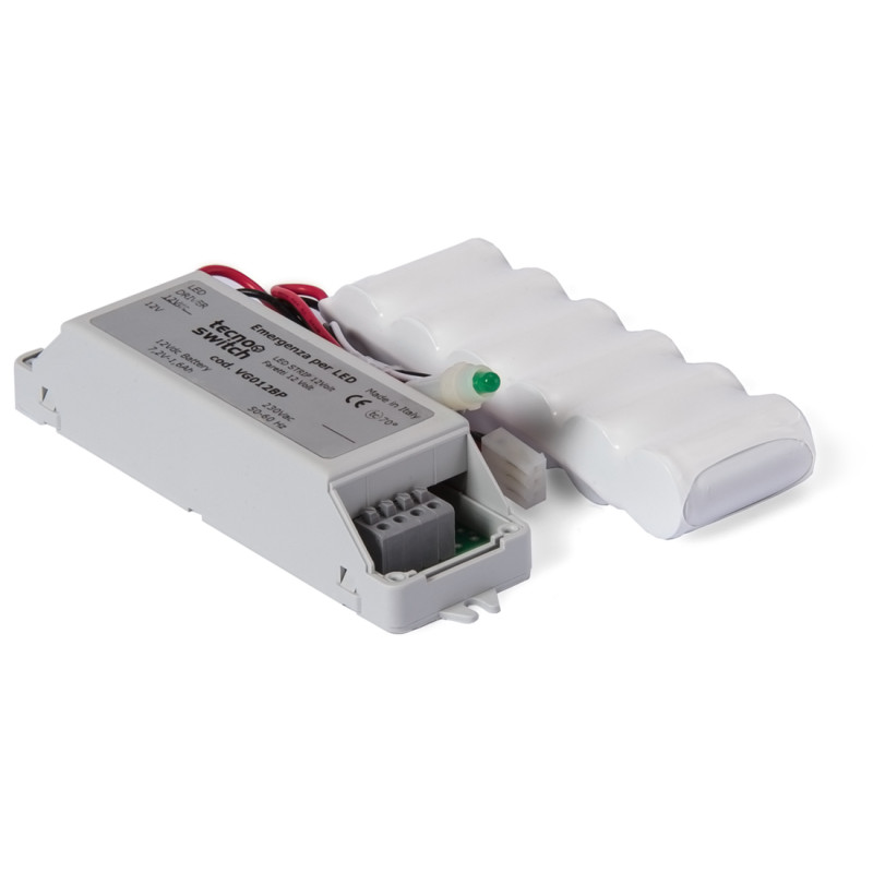 Complesso Emergenza Per Led Da 3 A 12 Led 3 ( Tecnoswitch Cod. Vg001Bp )