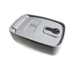 Blindino A Chiave In Alluminio Con Pulsante ( Tecnoswitch Cod. Sl003Lv )