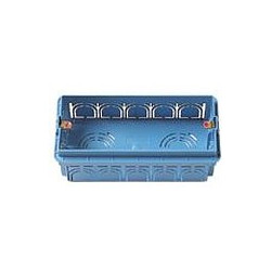 Scatola Incasso Rettang. 5M Azzurro ( Vimar Cod. V71305 )