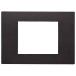 Placca 3M Nero ( Vimar Cod....