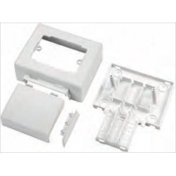 Scatola Torretta 83.5-70X20 Bianco 3 Mod. (Elettrocanali Cod. Ec20010)