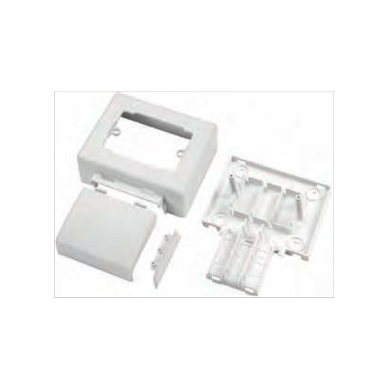 Scatola Torretta 83.5-70X20 Bianco 3 Mod. (Elettrocanali Cod. Ec20010)