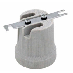 Portalampada E27 Ceramica+...