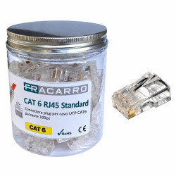 Connettore Rj45 Cat 6 Utp 8...
